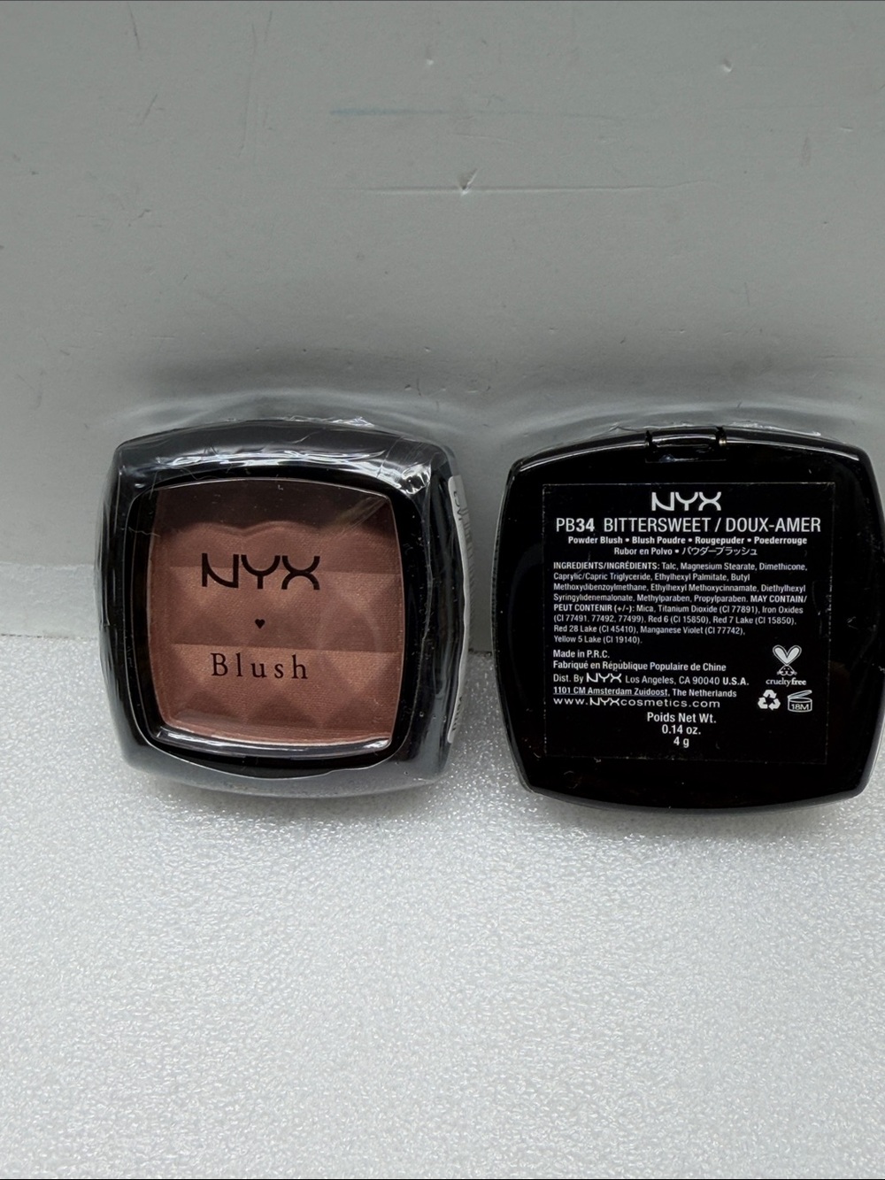 NYX Blush. PB34, Bittersweet/ Doux-Amer. NEW